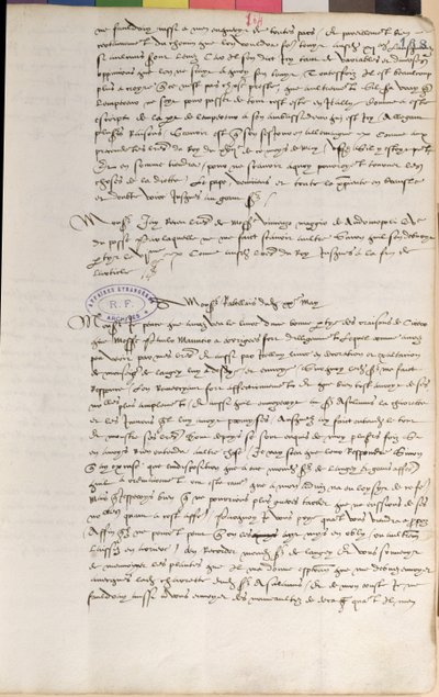 Letter from Guillaume Pellicier to Francois Rabelais, 20th May 1541 by Guillaume Pellicier